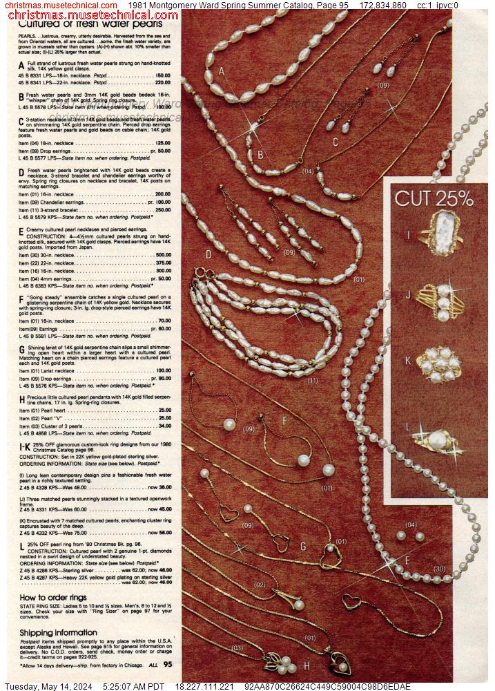 1981 Montgomery Ward Spring Summer Catalog, Page 95