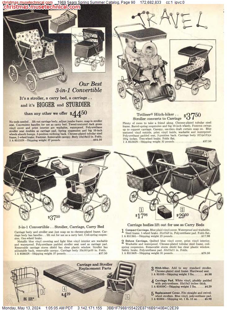 1969 Sears Spring Summer Catalog, Page 90