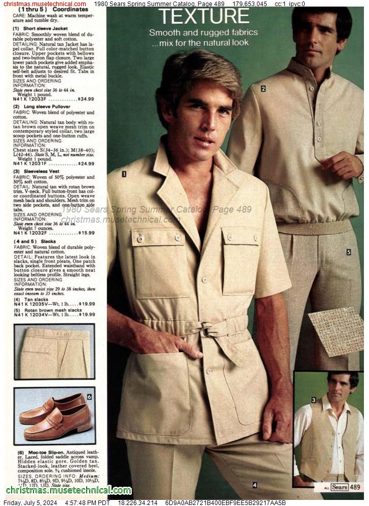 1980 Sears Spring Summer Catalog, Page 489