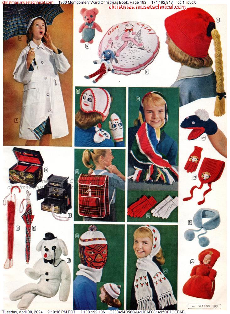 1960 Montgomery Ward Christmas Book, Page 193