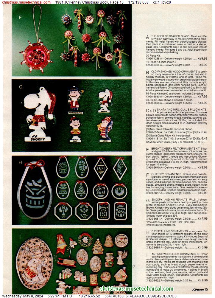 1981 JCPenney Christmas Book, Page 15
