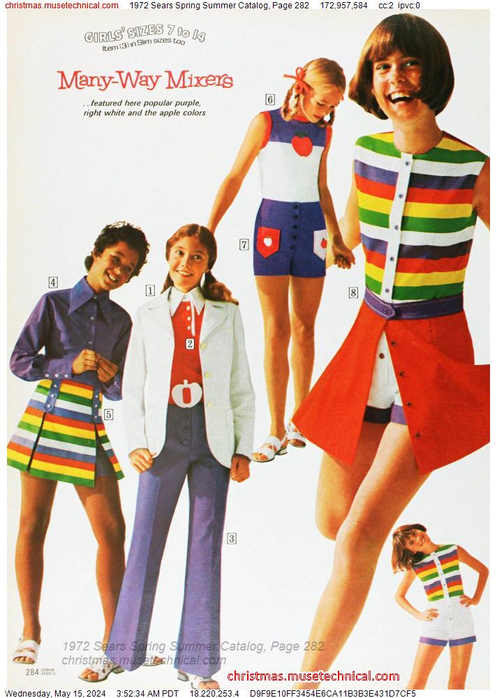 1972 Sears Spring Summer Catalog, Page 282