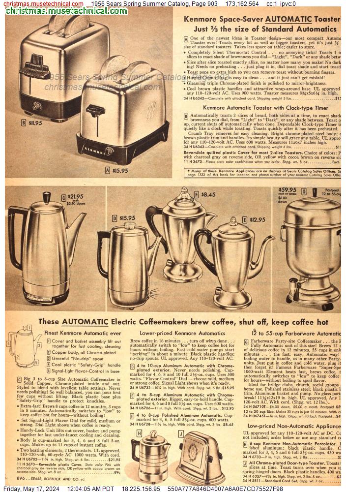 1956 Sears Spring Summer Catalog, Page 903