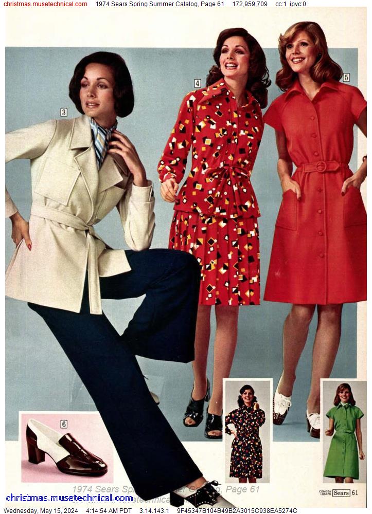 1974 Sears Spring Summer Catalog, Page 61