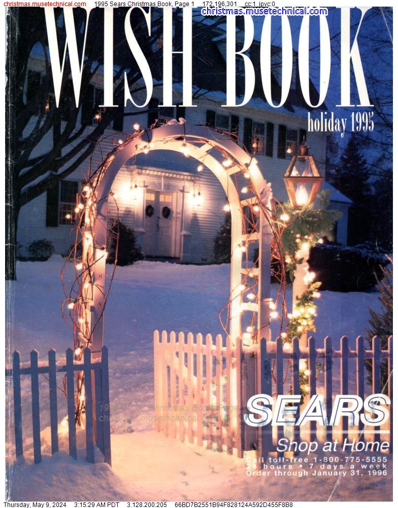 1995 Sears Christmas Book, Page 1