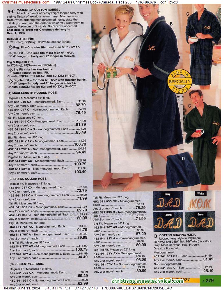 1997 Sears Christmas Book (Canada), Page 285