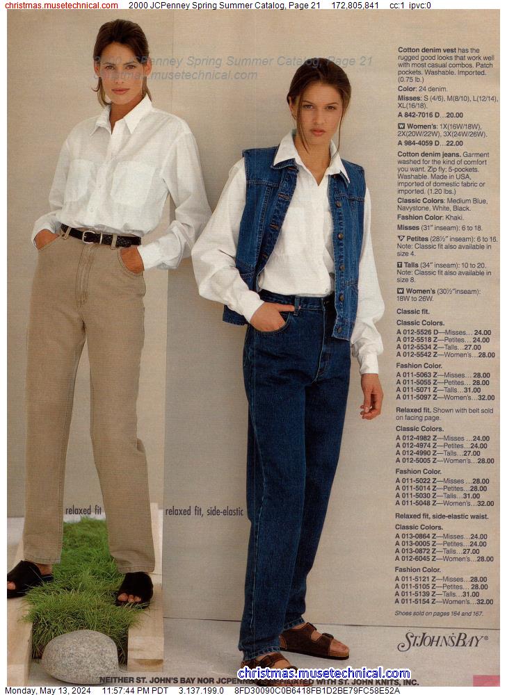 2000 JCPenney Spring Summer Catalog, Page 21