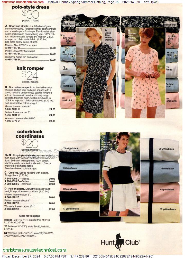 1996 JCPenney Spring Summer Catalog, Page 36