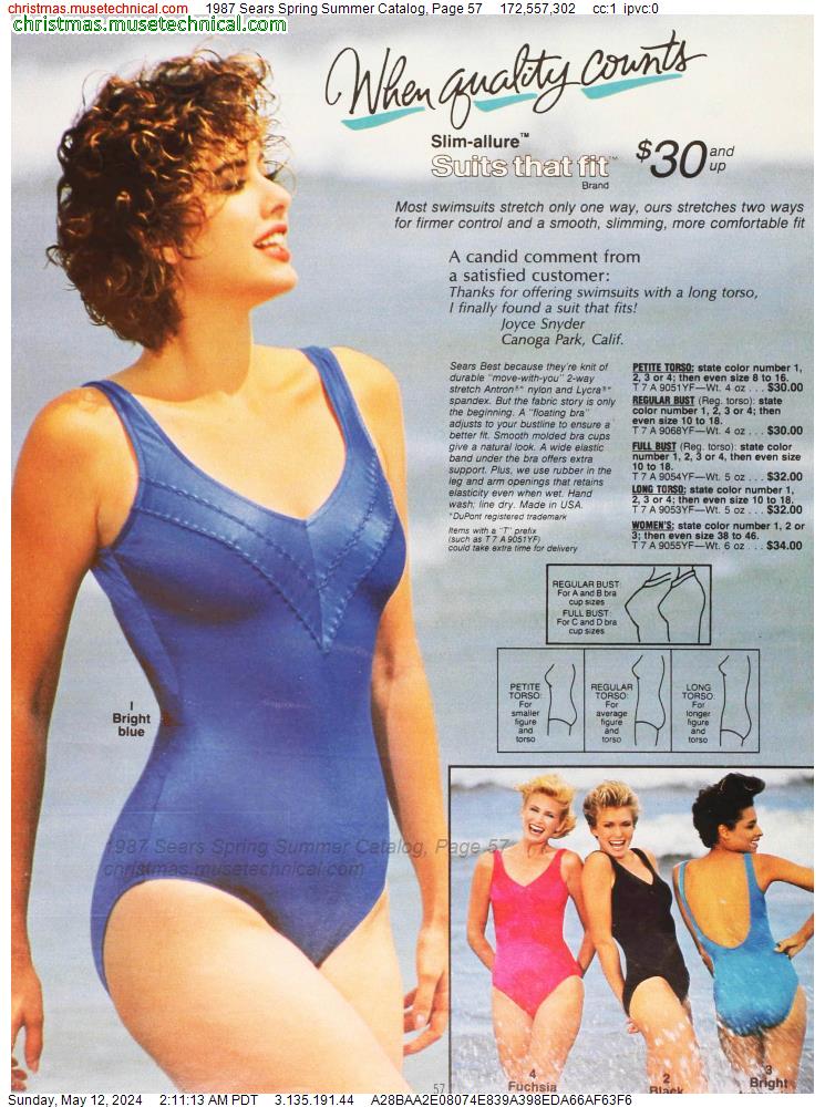 1987 Sears Spring Summer Catalog, Page 57