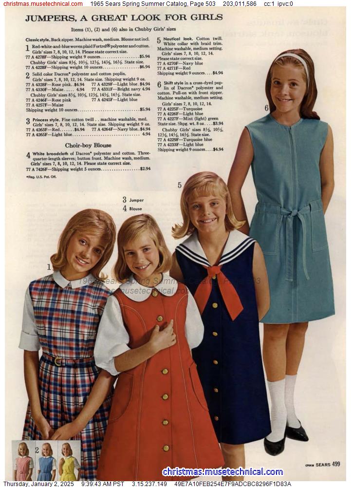 1965 Sears Spring Summer Catalog, Page 503