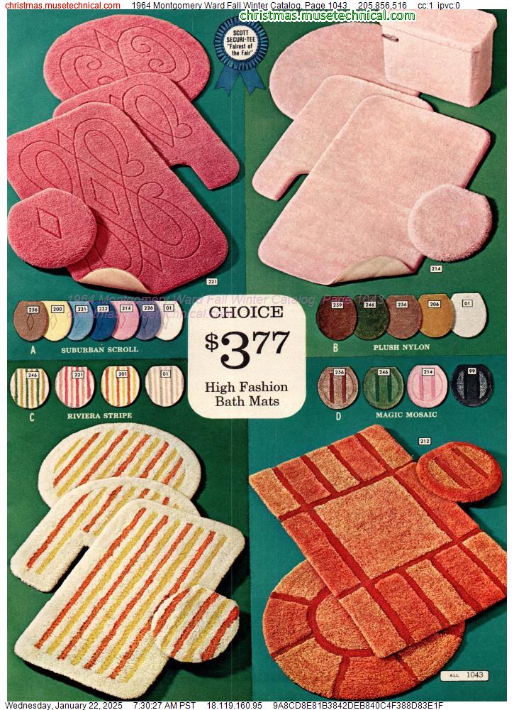 1964 Montgomery Ward Fall Winter Catalog, Page 1043