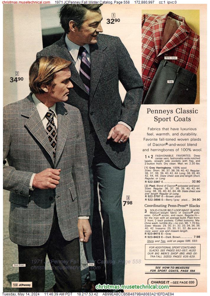 1971 JCPenney Fall Winter Catalog, Page 558