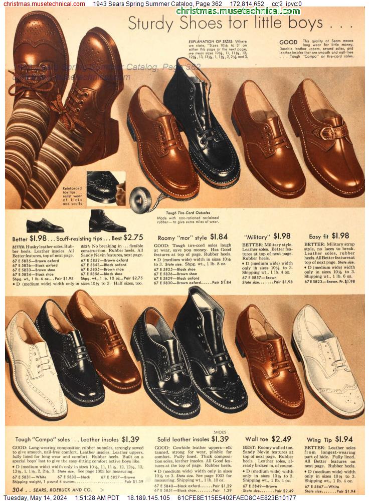1943 Sears Spring Summer Catalog, Page 362