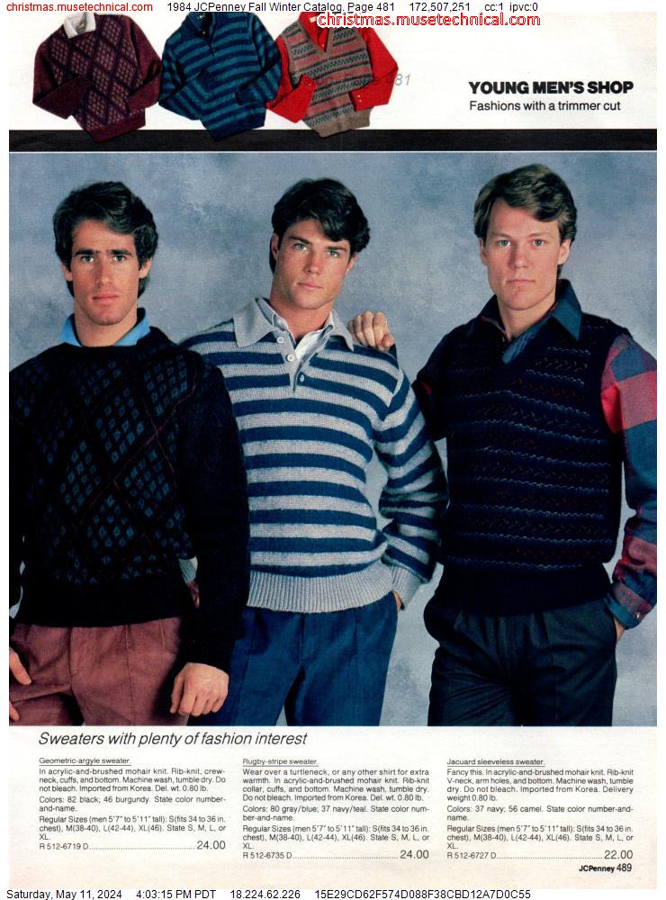 1984 JCPenney Fall Winter Catalog, Page 481