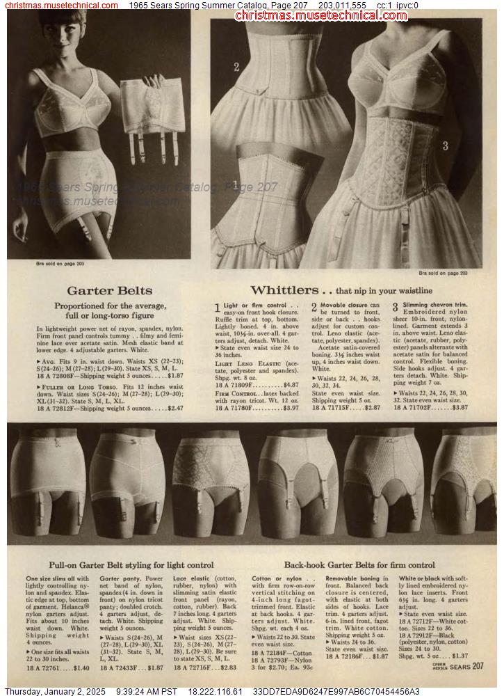 1965 Sears Spring Summer Catalog, Page 207