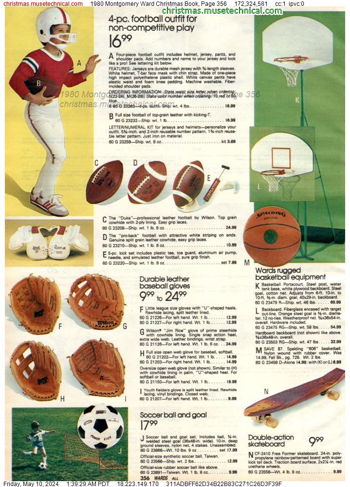 1980 Montgomery Ward Christmas Book, Page 356