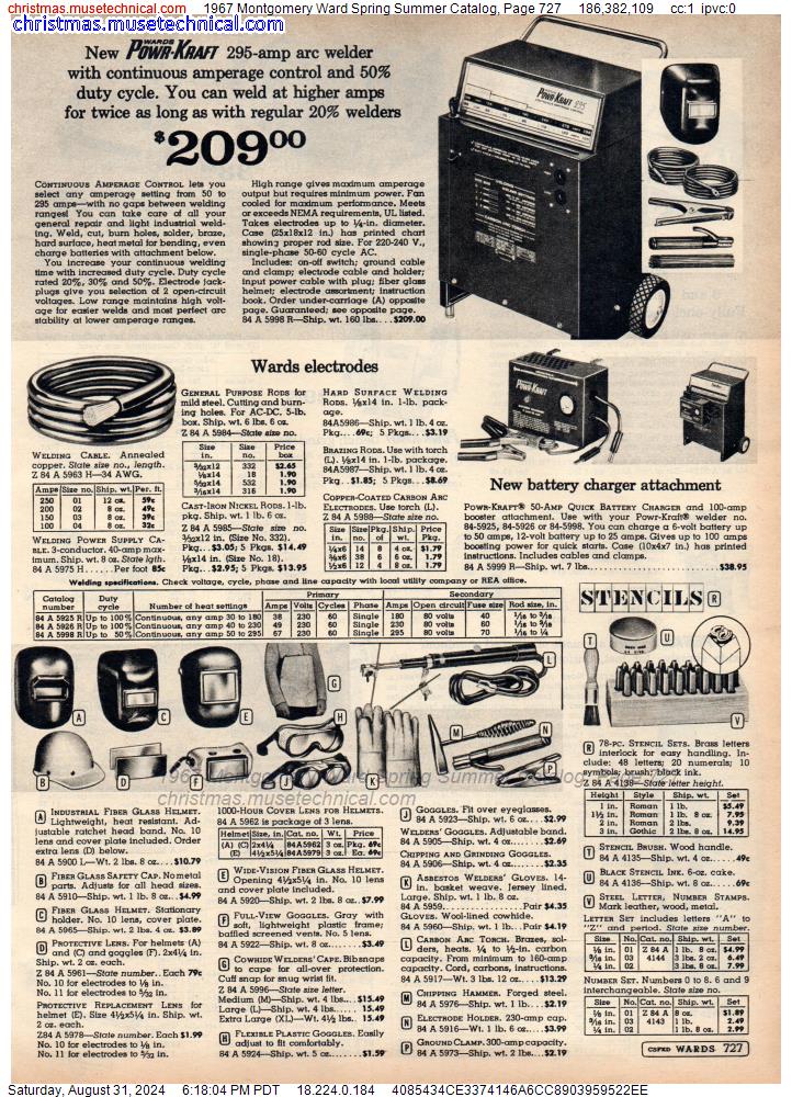 1967 Montgomery Ward Spring Summer Catalog, Page 727