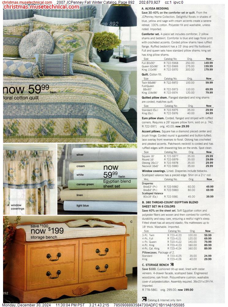 2007 JCPenney Fall Winter Catalog, Page 892