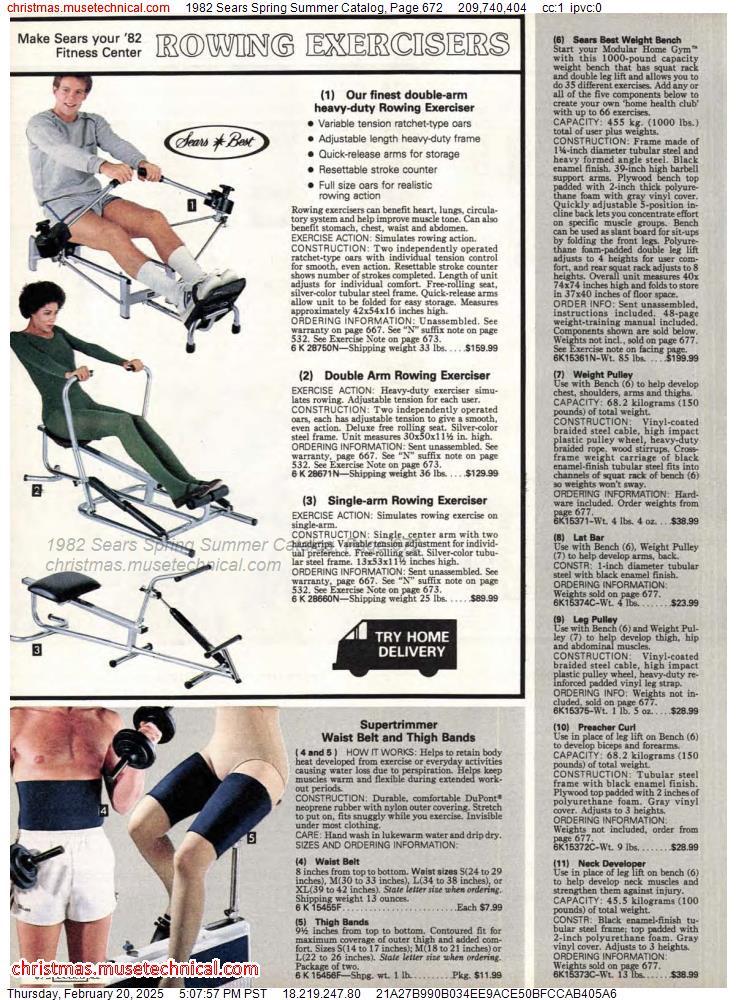 1982 Sears Spring Summer Catalog, Page 672