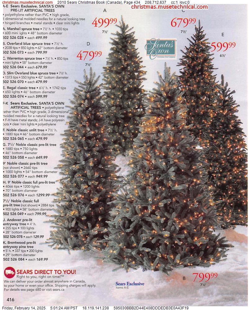 2010 Sears Christmas Book (Canada), Page 434