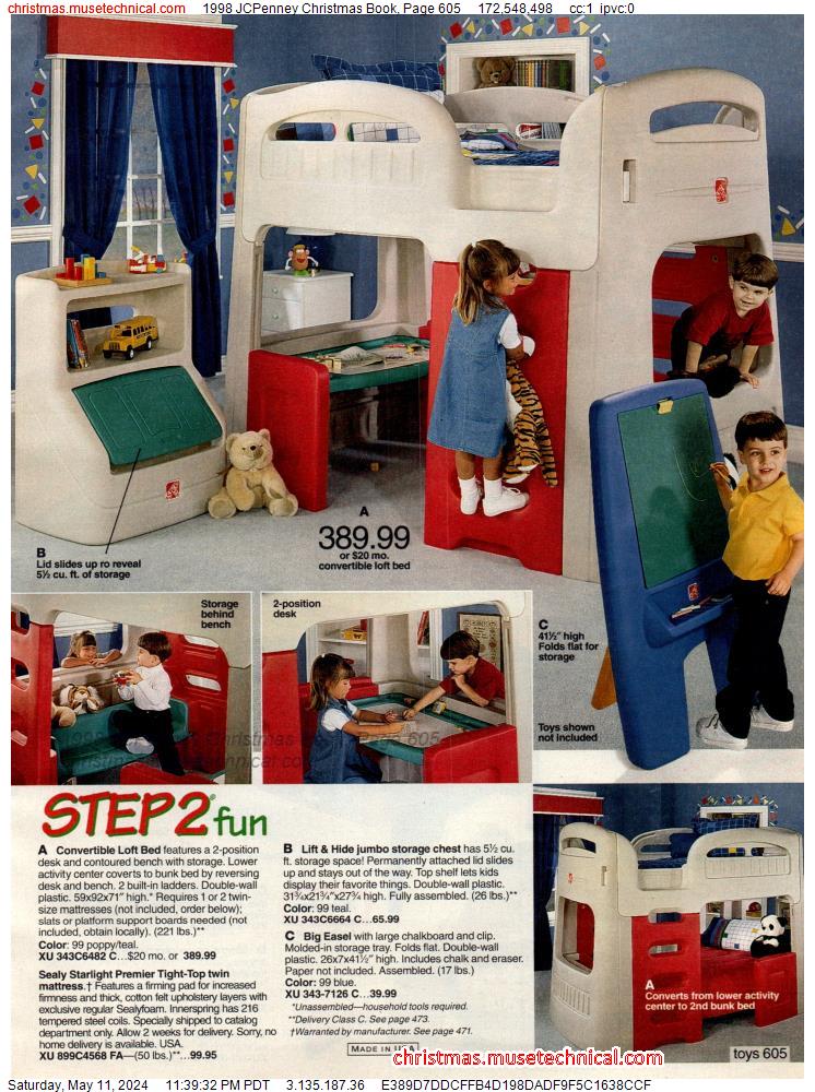 1998 JCPenney Christmas Book, Page 605