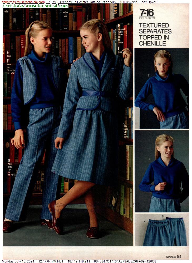 1979 JCPenney Fall Winter Catalog, Page 585
