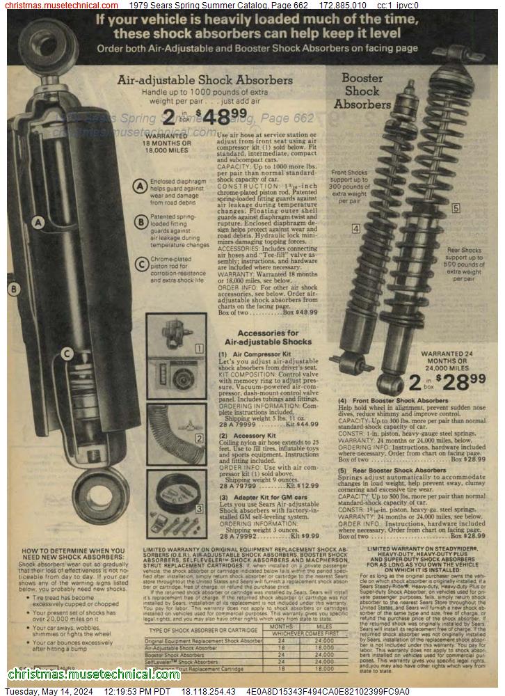 1979 Sears Spring Summer Catalog, Page 662