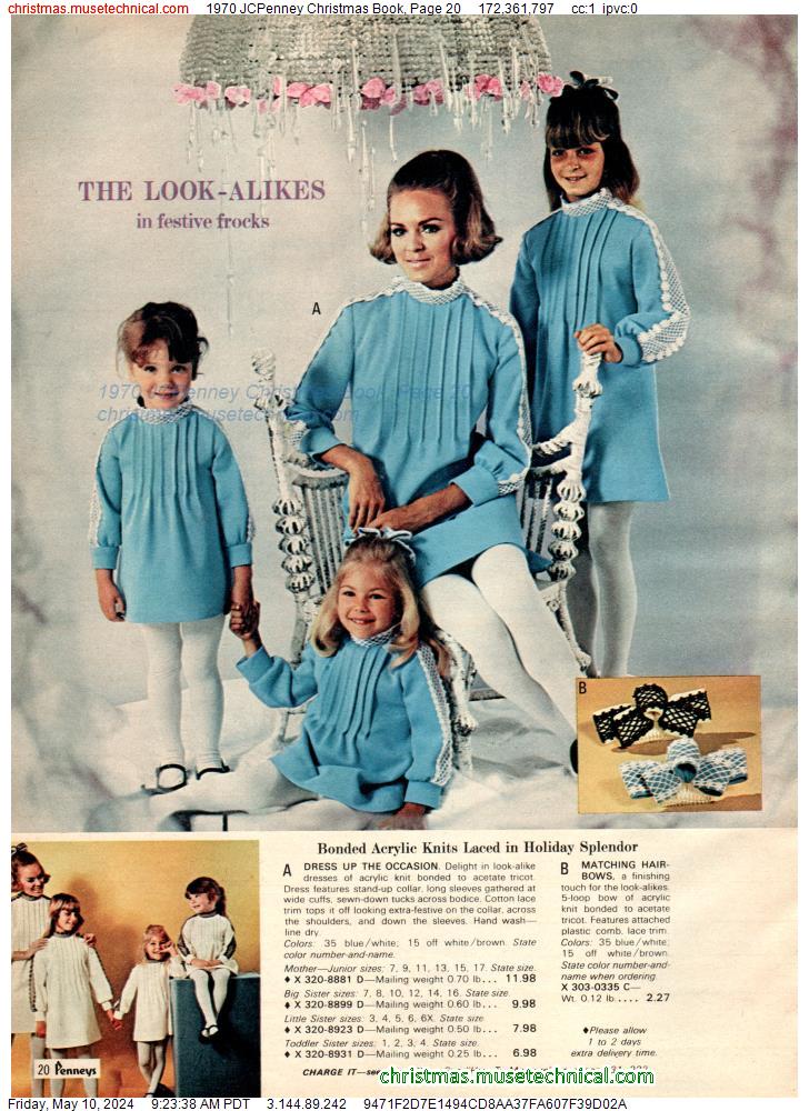 1970 JCPenney Christmas Book, Page 20