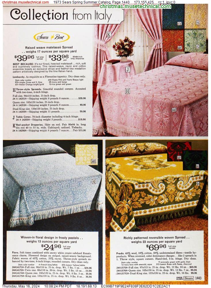 1973 Sears Spring Summer Catalog, Page 1440