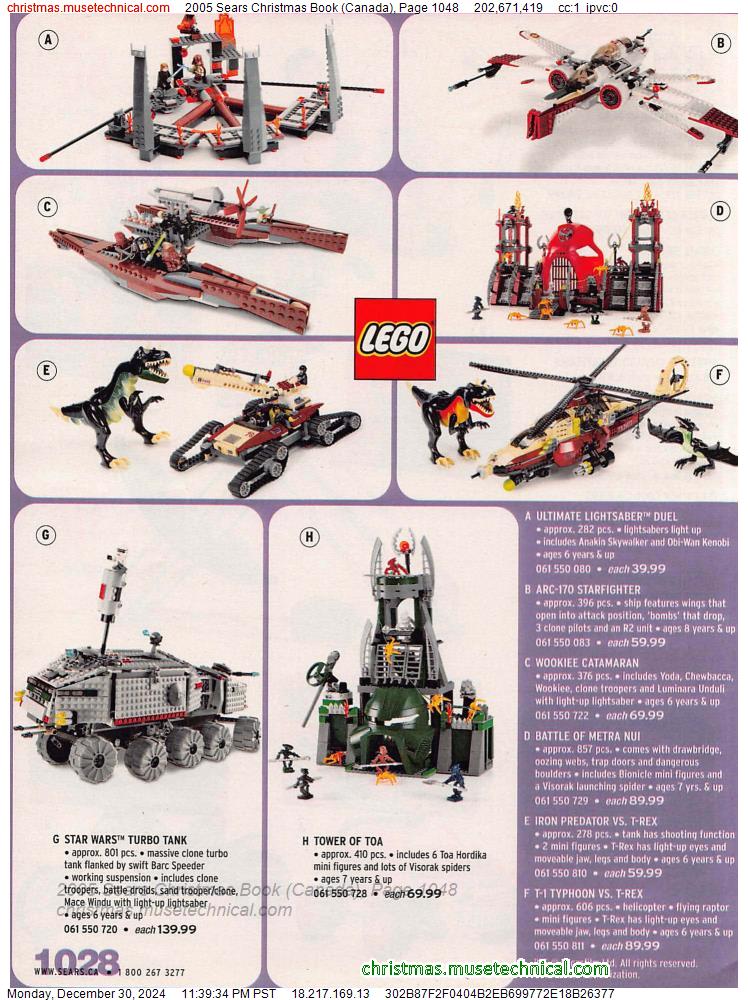 2005 Sears Christmas Book (Canada), Page 1048