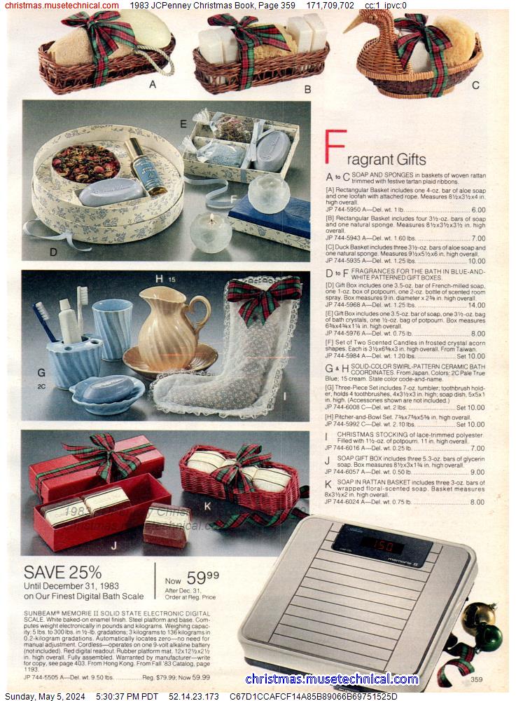 1983 JCPenney Christmas Book, Page 359
