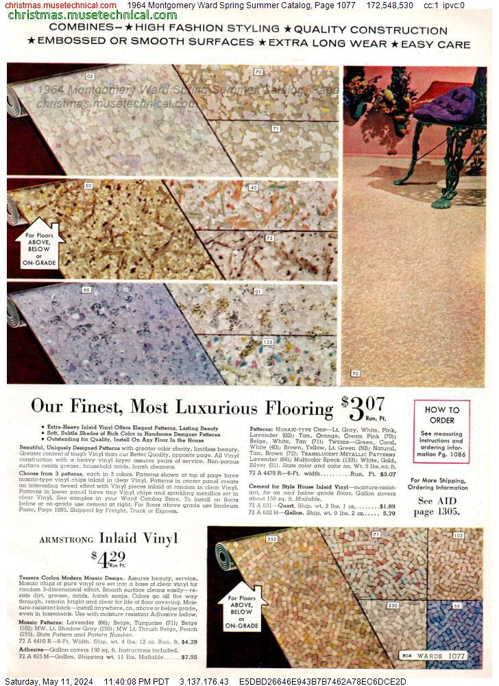 1964 Montgomery Ward Spring Summer Catalog, Page 1077