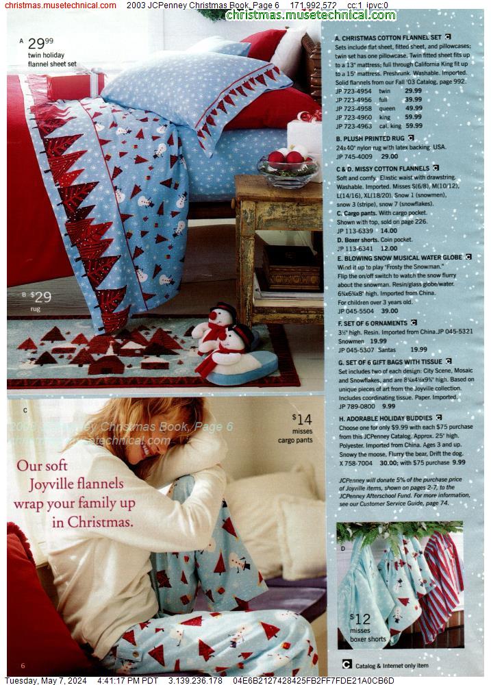 2003 JCPenney Christmas Book, Page 6