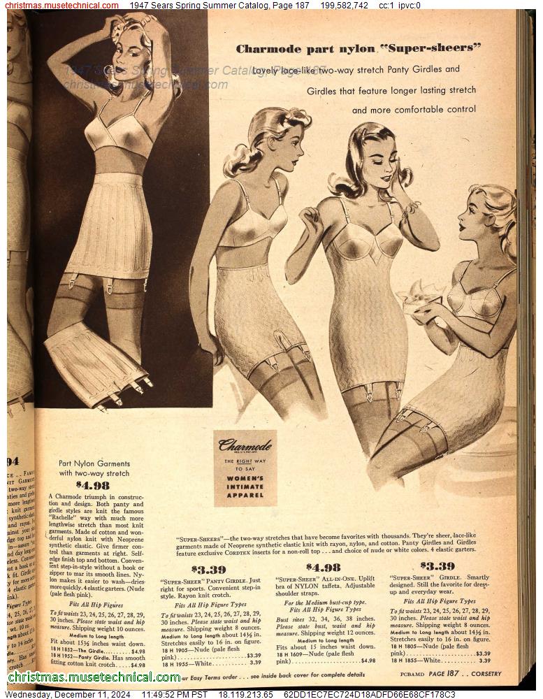 1947 Sears Spring Summer Catalog, Page 187