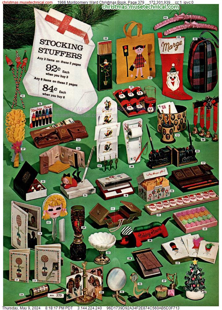 1966 Montgomery Ward Christmas Book, Page 379