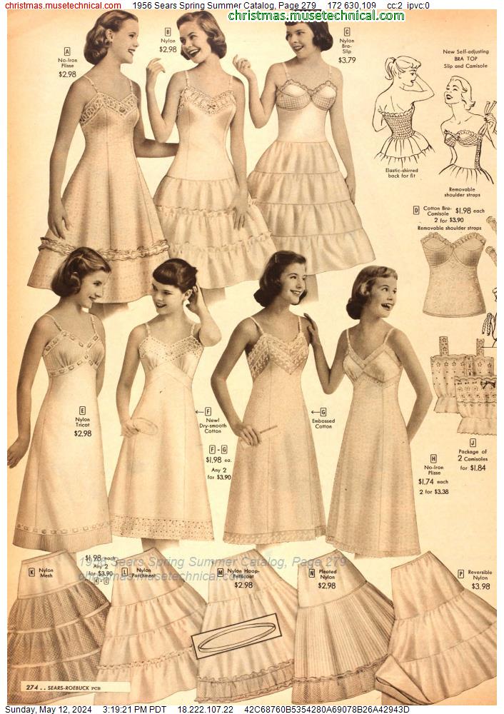 1956 Sears Spring Summer Catalog, Page 279