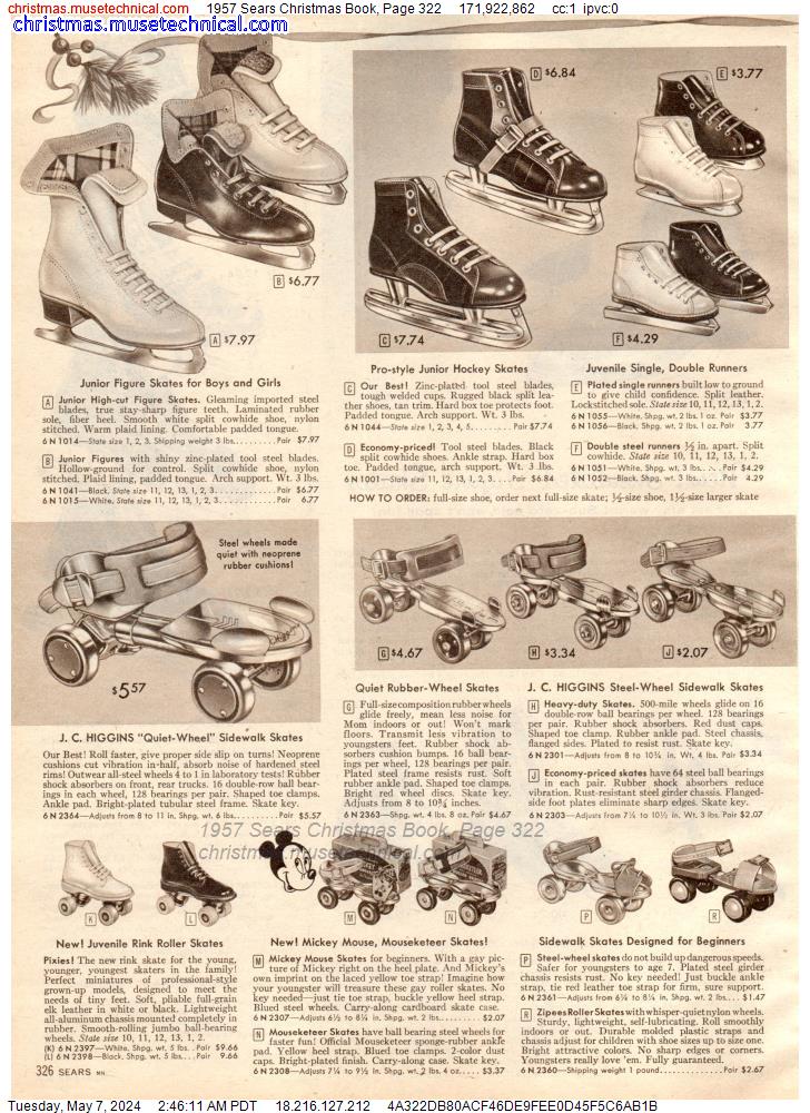 1957 Sears Christmas Book, Page 322