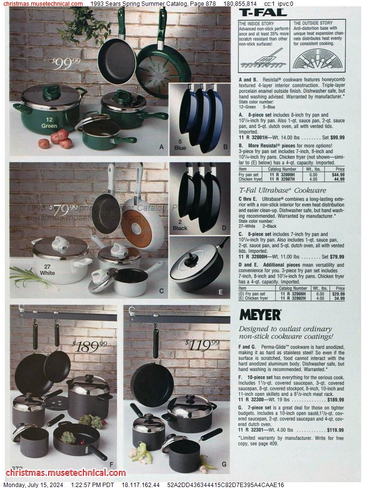 1993 Sears Spring Summer Catalog, Page 878