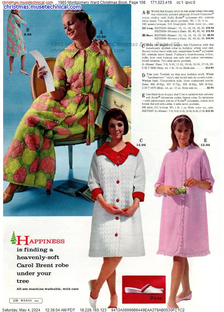 1965 Montgomery Ward Christmas Book, Page 108