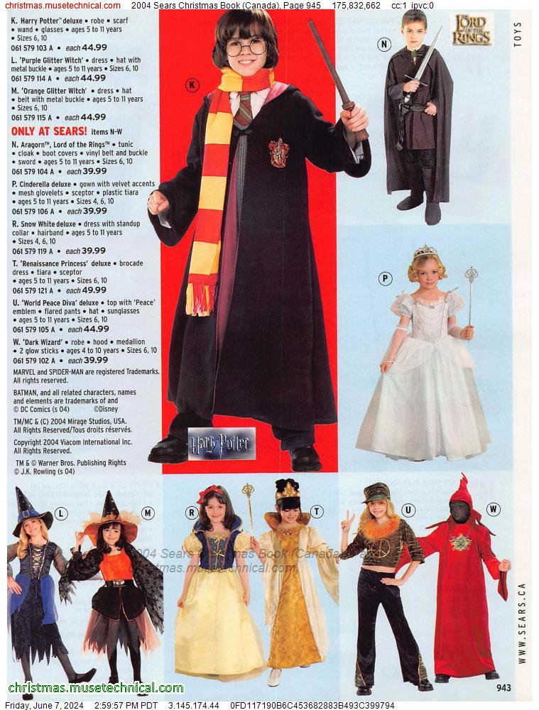 2004 Sears Christmas Book (Canada), Page 945