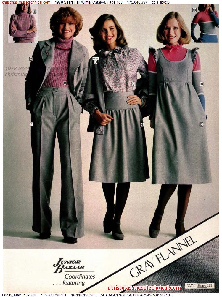 1978 Sears Fall Winter Catalog, Page 103