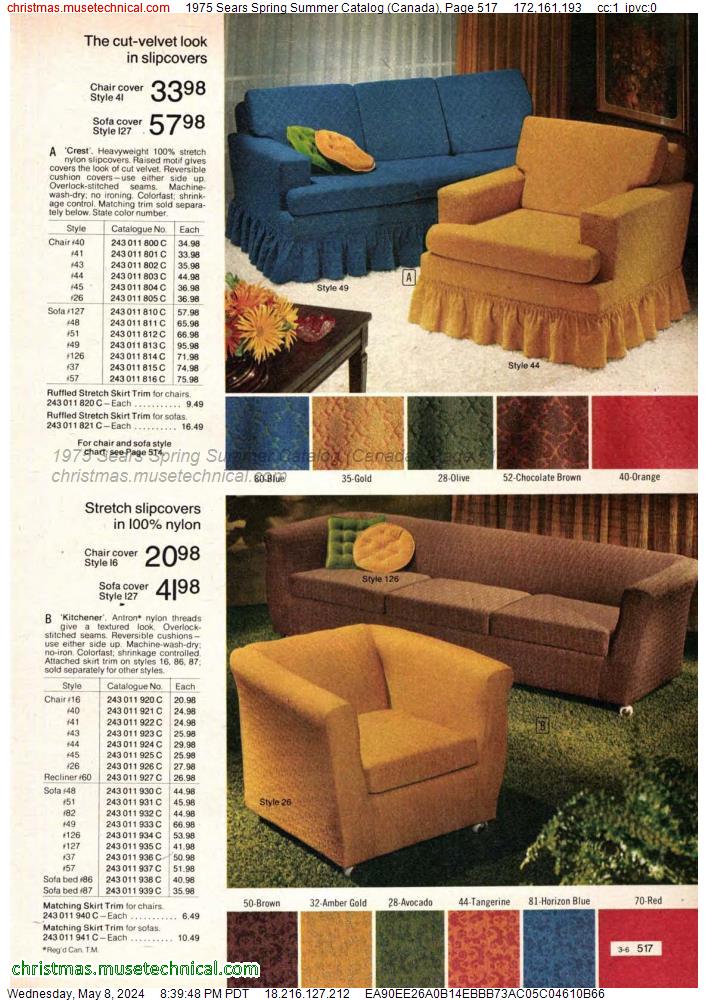 1975 Sears Spring Summer Catalog (Canada), Page 517