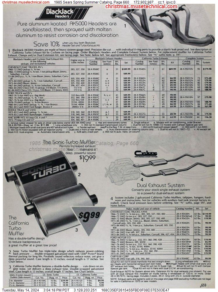 1985 Sears Spring Summer Catalog, Page 660