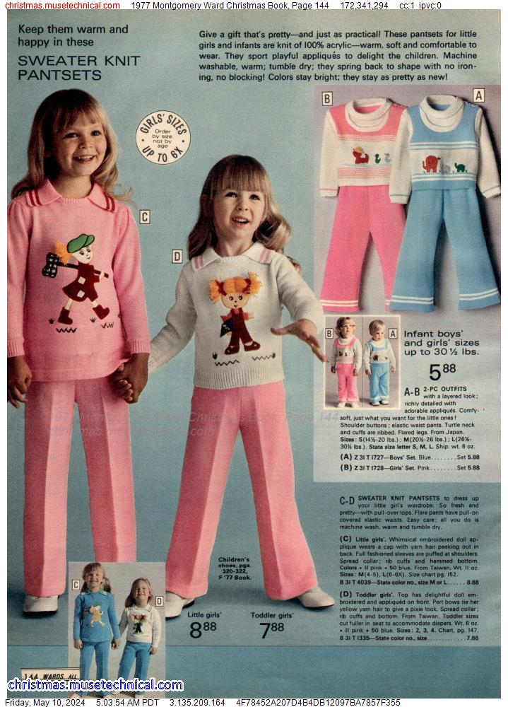 1977 Montgomery Ward Christmas Book, Page 144