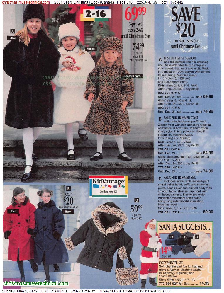 2001 Sears Christmas Book (Canada), Page 516