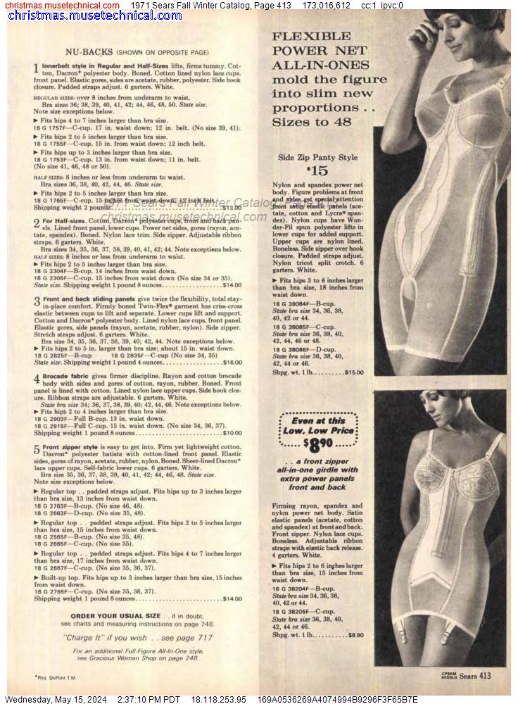 1971 Sears Fall Winter Catalog, Page 413