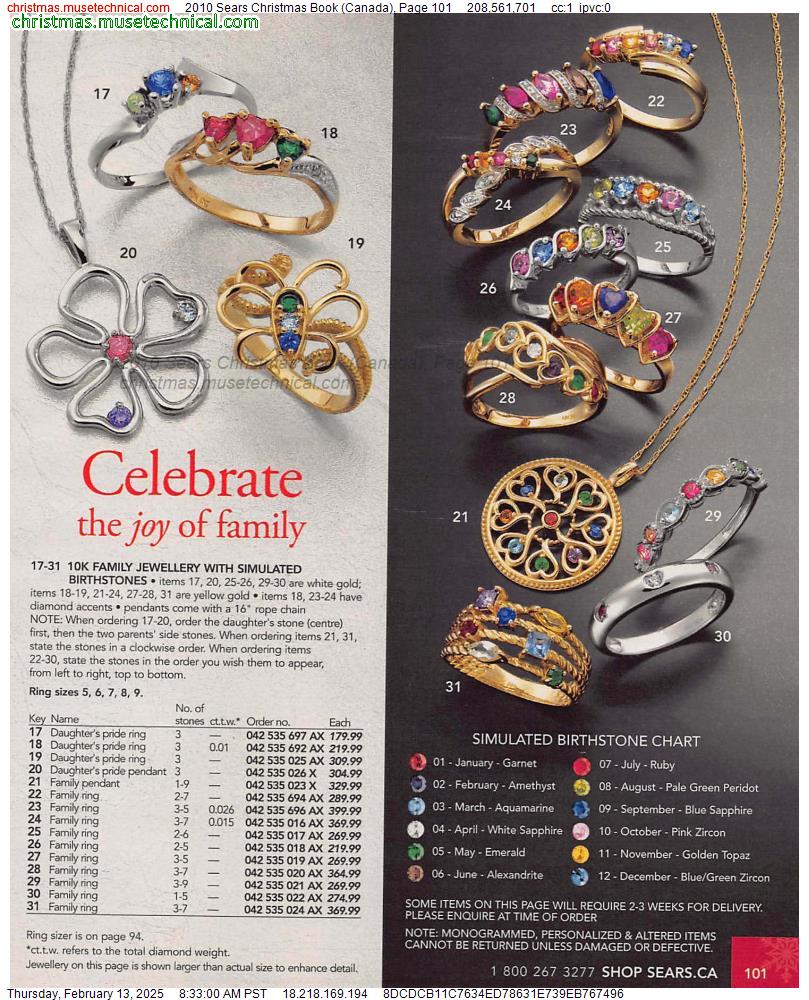 2010 Sears Christmas Book (Canada), Page 101