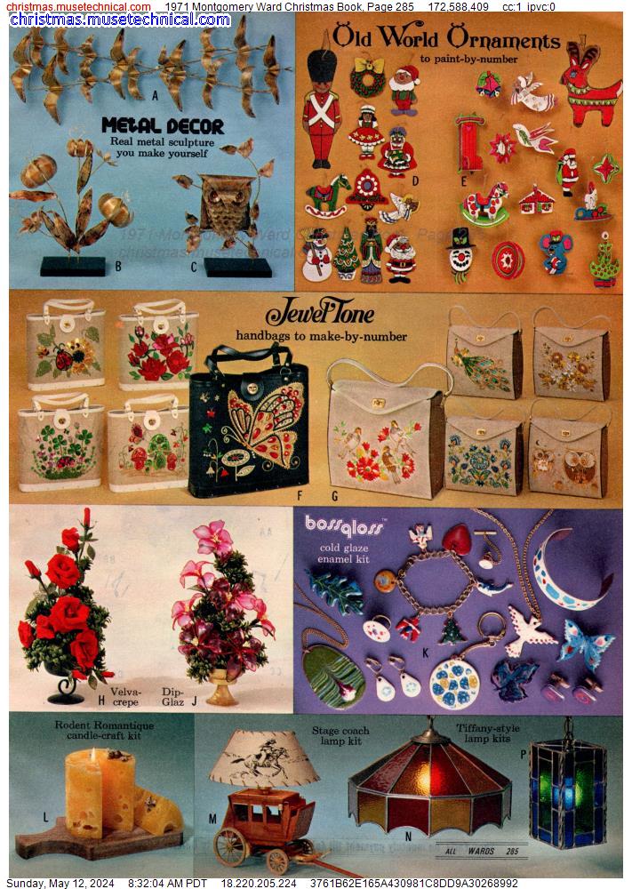 1971 Montgomery Ward Christmas Book, Page 285