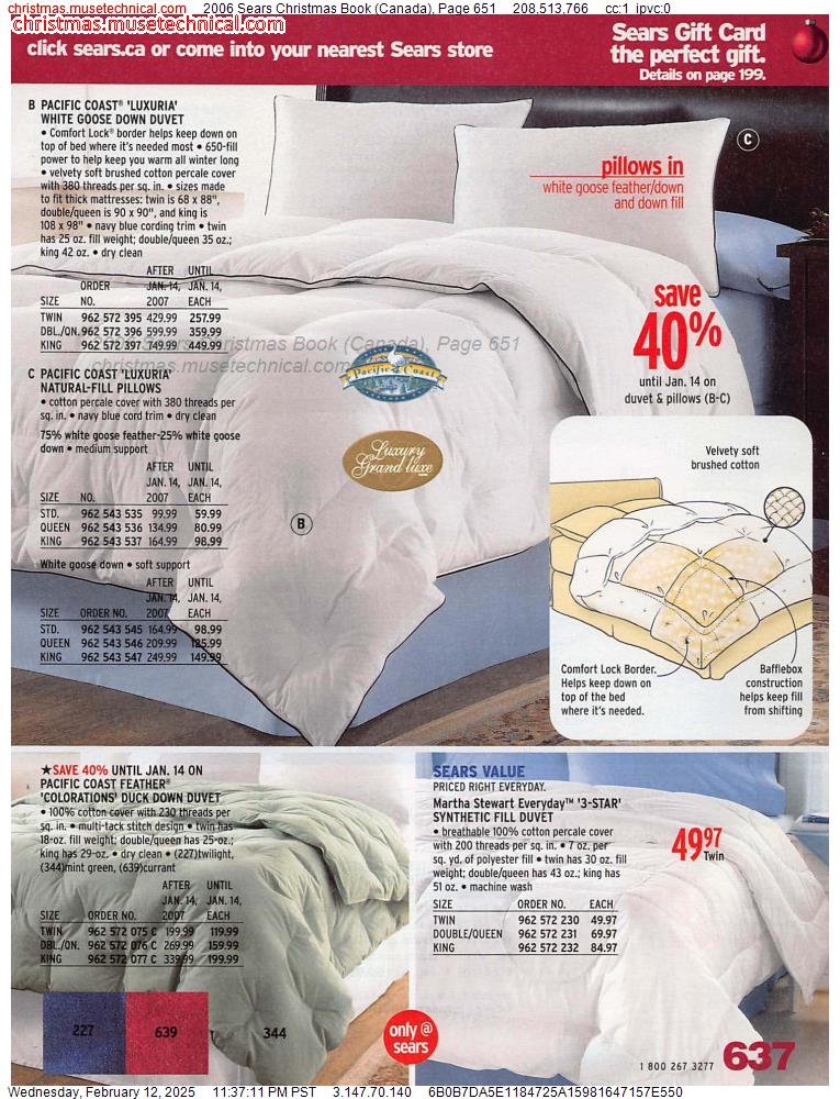 2006 Sears Christmas Book (Canada), Page 651