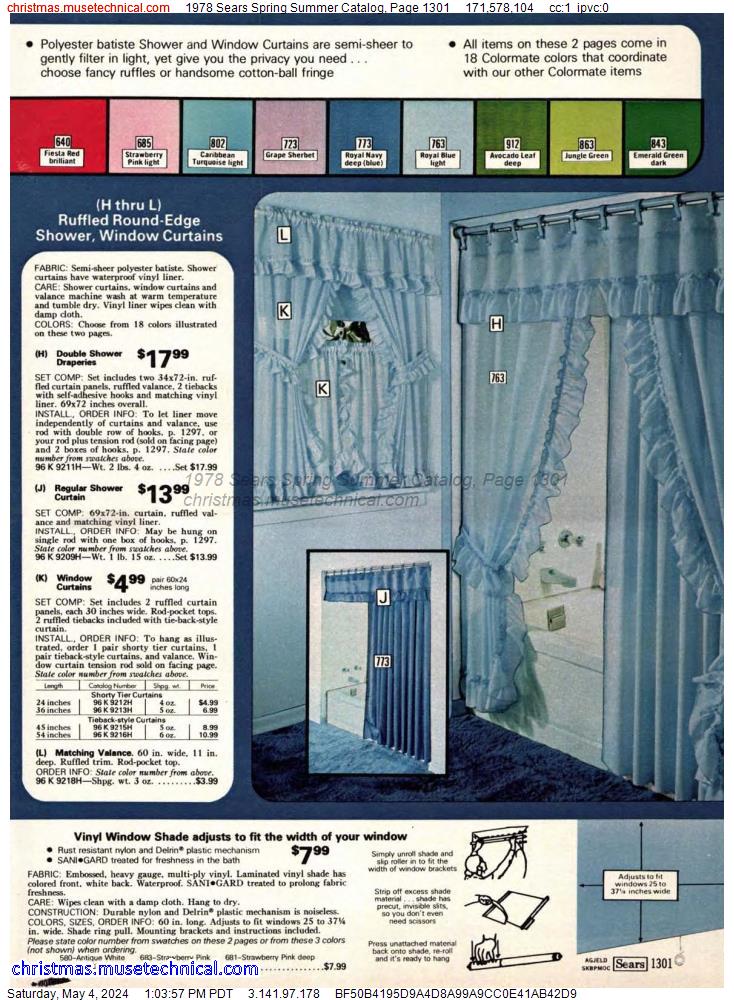 1978 Sears Spring Summer Catalog, Page 1301